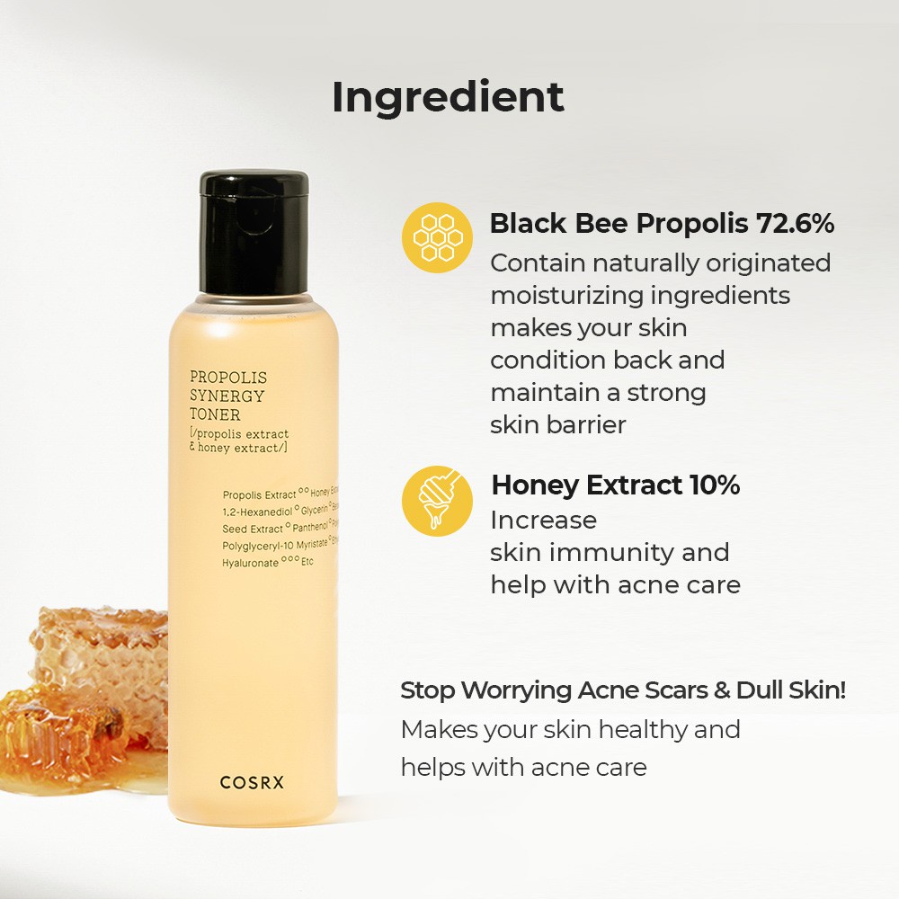 Toner Cosrx Chiết Xuất Sáp Ong Cao Cấp Cosrx Full Fit Propolis Synergy 150ml