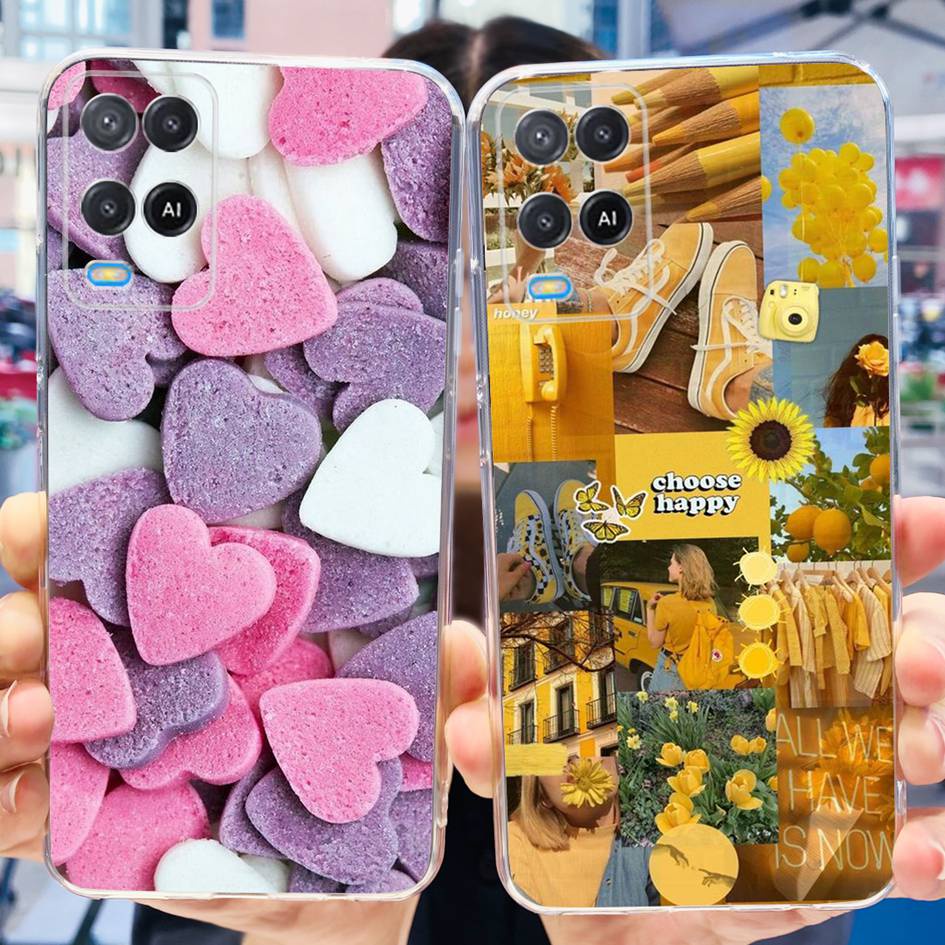 Ốp Điện Thoại Silicon Mềm Chống Sốc In Hình Phi Hành Gia Cho Oppo A54 4G CPH2239 OPPOA54 A 54 6.51 inch