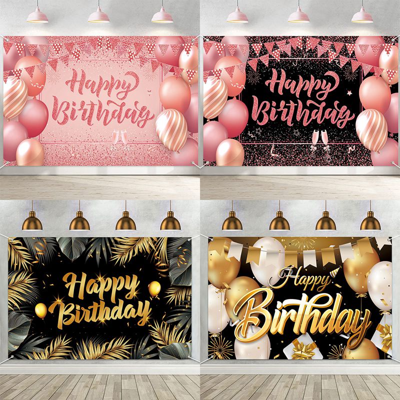 Bóng Bay Bằng Vinyl Kích Thước 1x1.5M Màu Vàng Hồng Dùng Trang Trí Tiệc Sinh Nhật
