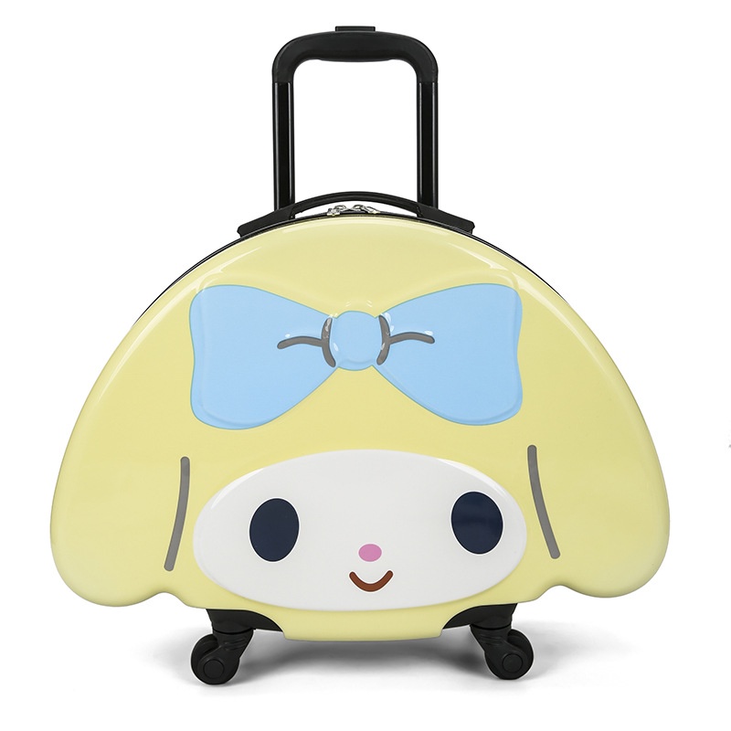 Mới Va Li Kéo 20-inch 3D Họa Tiết Hoạt Hình Melody Xinh Xắn Dành Cho Bé Ốp