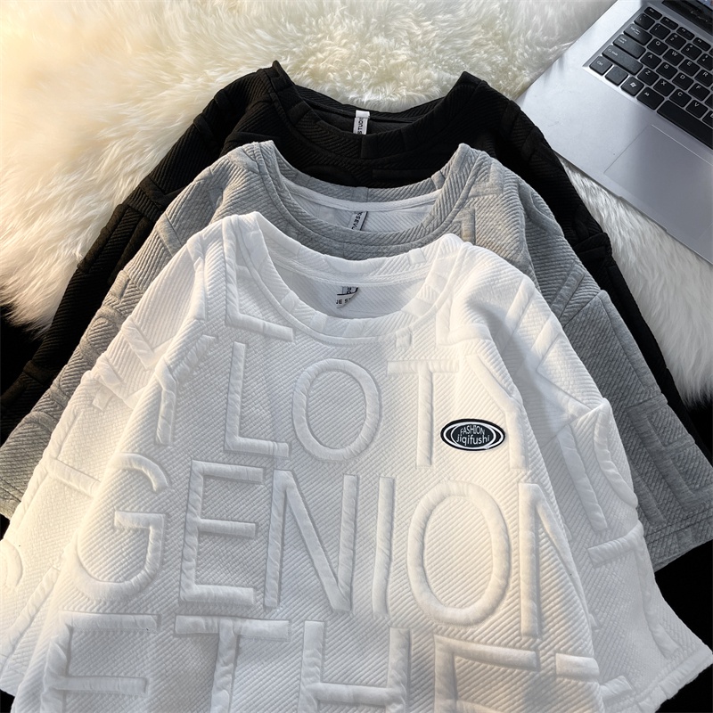 Set Đồ Thể Thao Ngắn Tay Form Rộng Phong Cách Đường Phố Mùa Hè Cho Nam