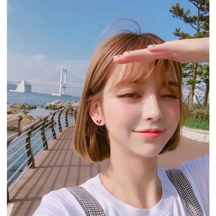 Bộ 12 Bông tai / Khuyên Tai Thời Trang Đơn Giản Tinh Tế Dùng Được Trong Một Tuần Thích Hợp Làm Quà Tặng