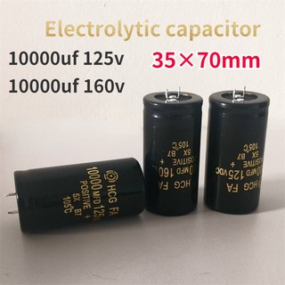 Tụ điện chất lượng cao 1,0000uf 125v / 160v 105℃ miếng dán trang trí xe hơi kích thước 35x70mm