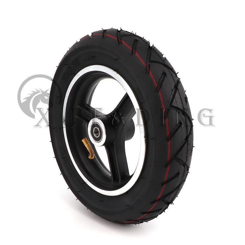 Bánh Xe Nén Khí 10 Inch 10x2.50 10 * 2.50 Có Vành Hợp Kim Cho Xe Điện Tốc Độ Cao