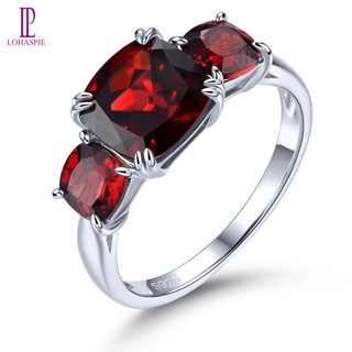 Nhẫn bạc 925 đính đá pha lê thật 4.5 carats thời trang cho nữ