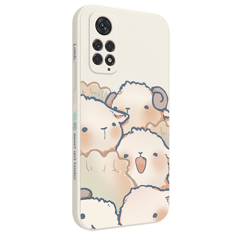 Ốp Điện Thoại Hình Cừu Vui Nhộn Cho Xiaomi Redmi Note 11 11S 11T Pro Plus + 4G 5G