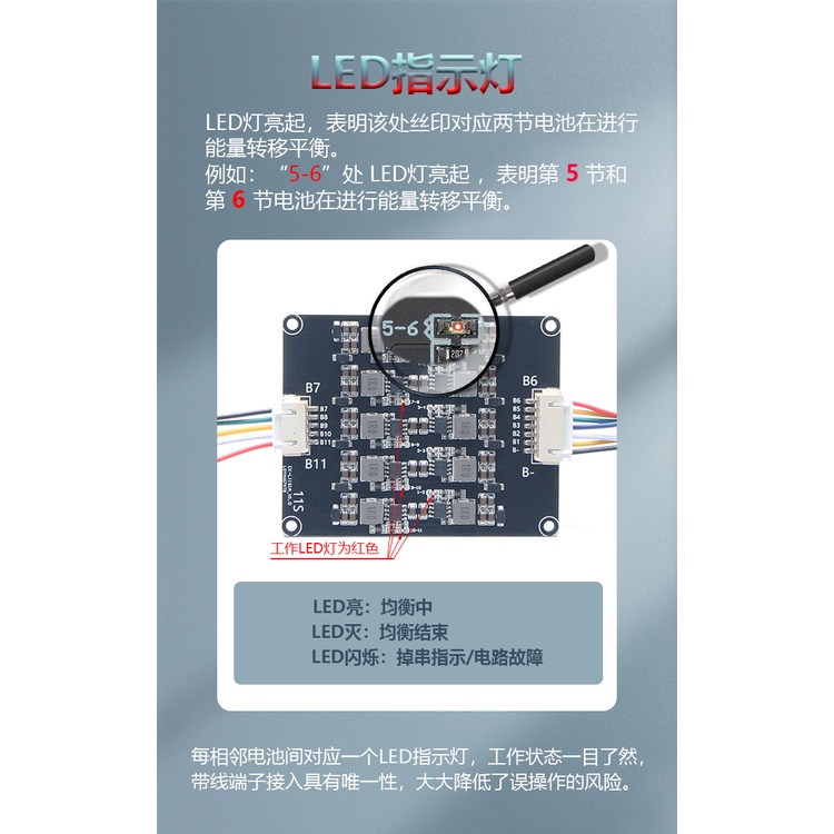 Mô Đun Cân Bằng Năng Lượng Pin Li-Ion Lifepo4 Li-Ion 1A 2S-24S