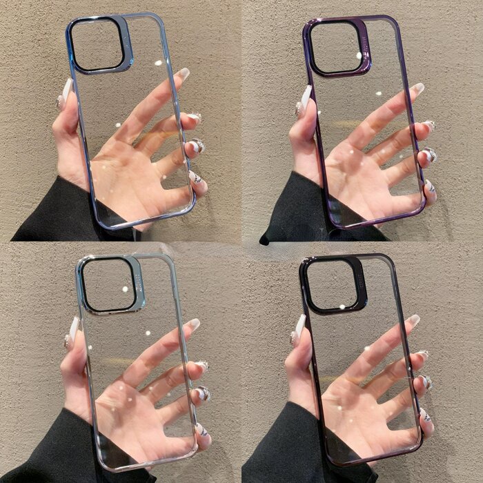 Ốp Điện Thoại Trong Suốt Chống Sốc Sang Trọng Cho iPhone 14 Pro MAX 14 Pro 13 Pro MAX 13 14 PLUS