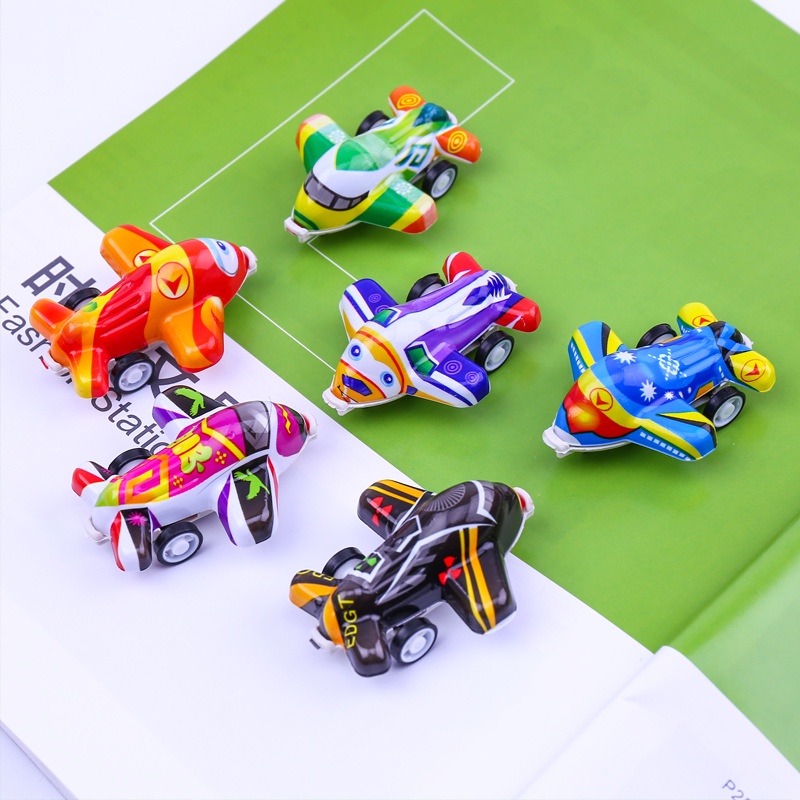 Đồ chơi máy bay mini chạy đà nhiều màu sắc cho bé thỏa thích vui chơi-đò chơi giá rẻ