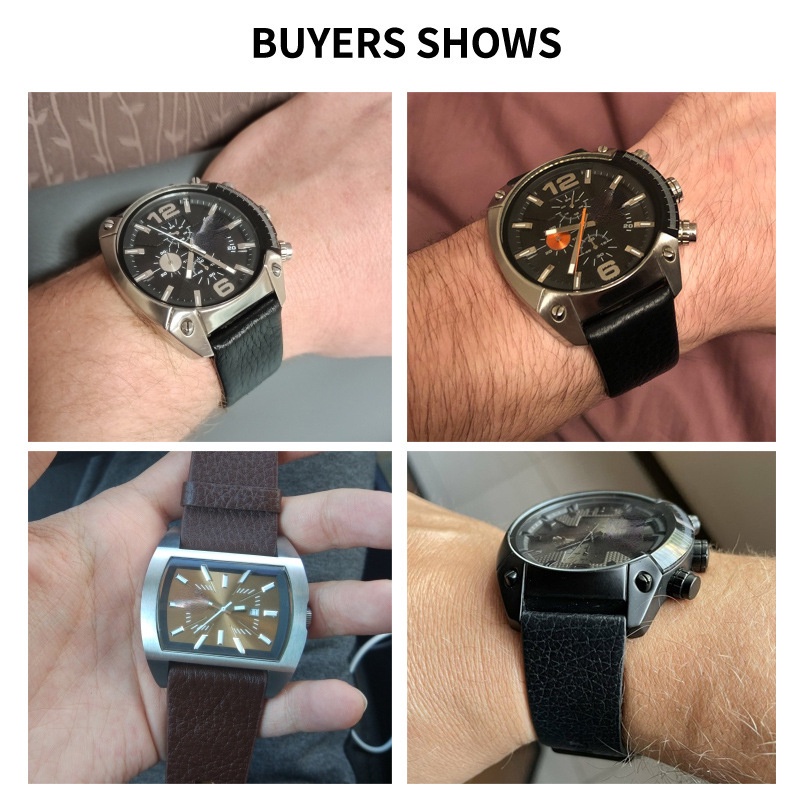 Dây Đeo Bằng Da Thật Cho Đồng Hồ Diesel DZ4323 7312 7314 1657 4318 30mm 26mm 22mm 24mm 28mm 0322