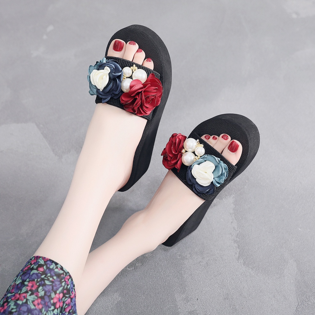 Dép nữ đính đá thời trang Âu Mỹ |