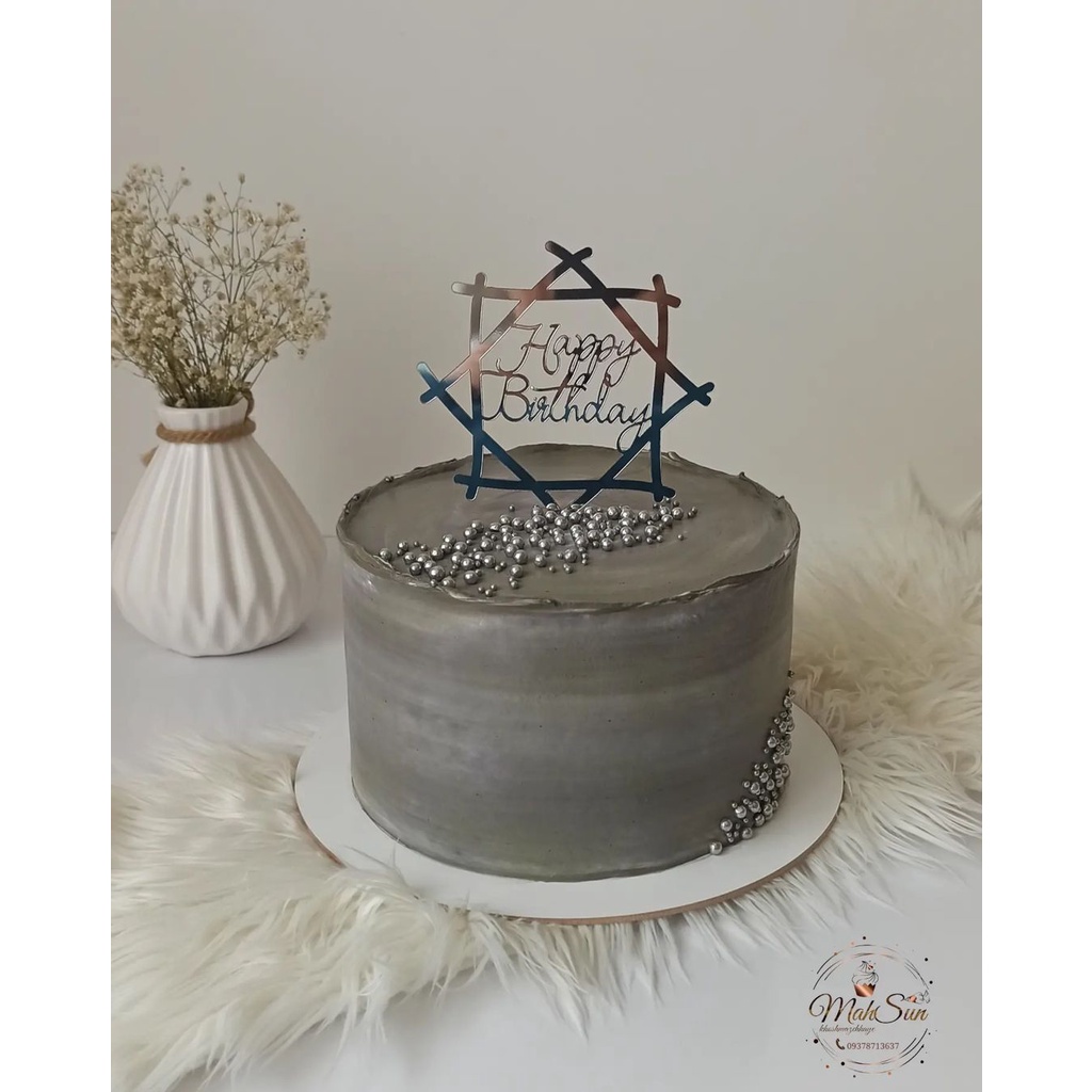 Chữ Happy Birthday Trang Trí Bánh Kem Sinh Nhật