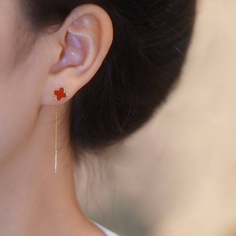 Bông Tai HợP Kim DạNg DàI Tua Rua Xinh XắN