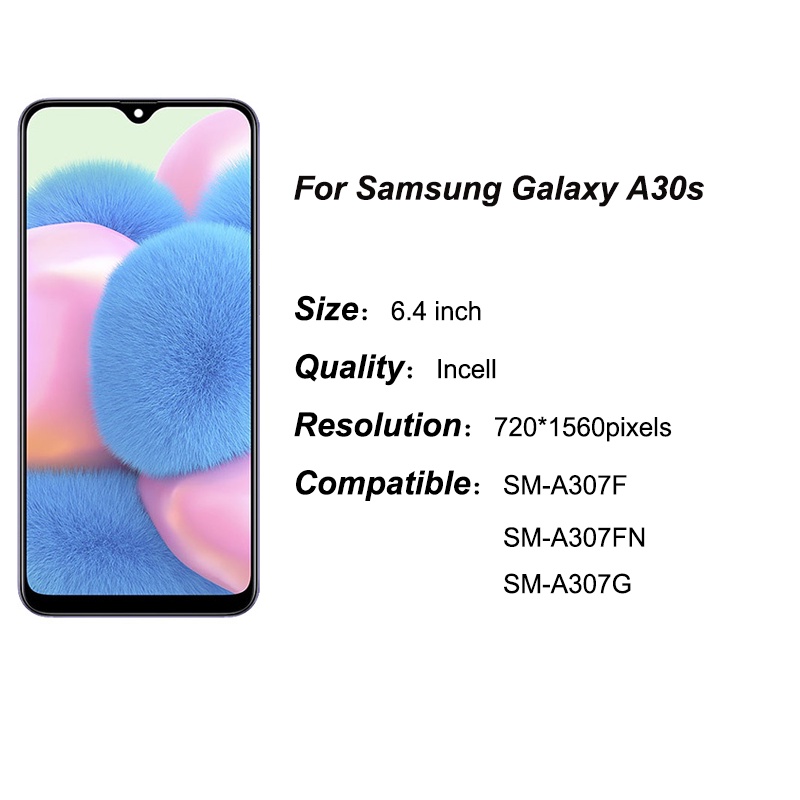 Màn Hình lcd Cảm Ứng Thay Thế Cho Samsung Galaxy A30s A307 Samsung A30s