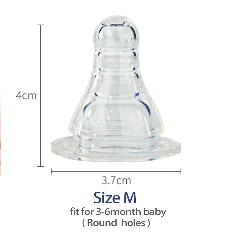 Núm Vú Giả Tiêu Chuẩn Chống Tràn Cho Bình Sữa Em Bé