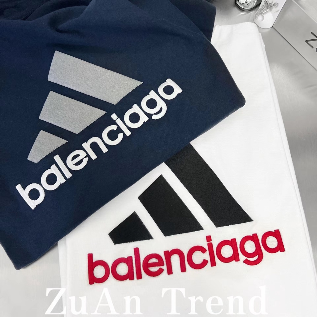 Áo Thun Tay Ngắn In Logo Balenciaga 23SS 23SS Thiết Kế Thoải Mái Cá Tính