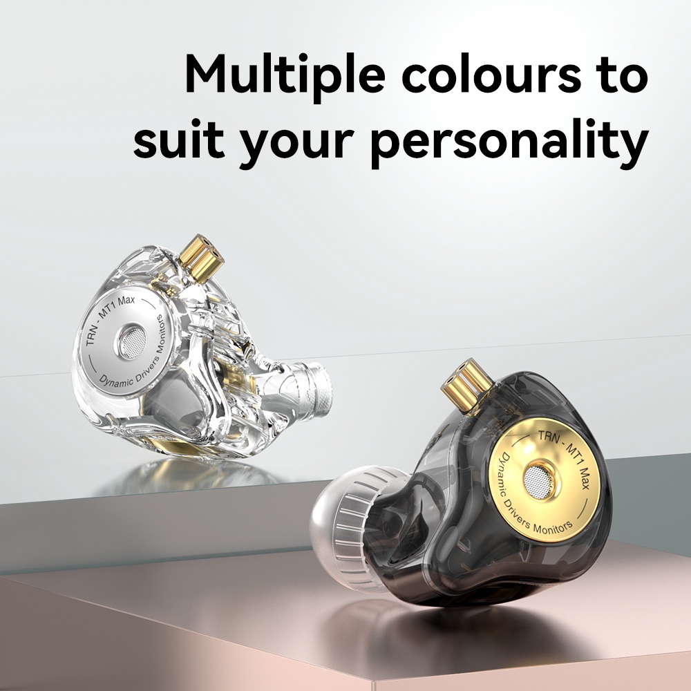 TRN MT1 MAX Trong Tai Tai Nghe Dual Magnetic Dynamic Driver Với Tune Switch Hủy Tai Nghe HIFI Tai Nghe Bass MT4 BT20XS