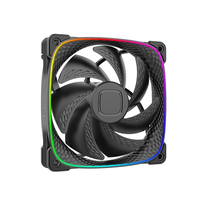 Quạt Tản Nhiệt CPU Squama 2503B 2503W ARGB 120mm Hai Mặt 5V 3PIN Đèn Chiếu Sáng