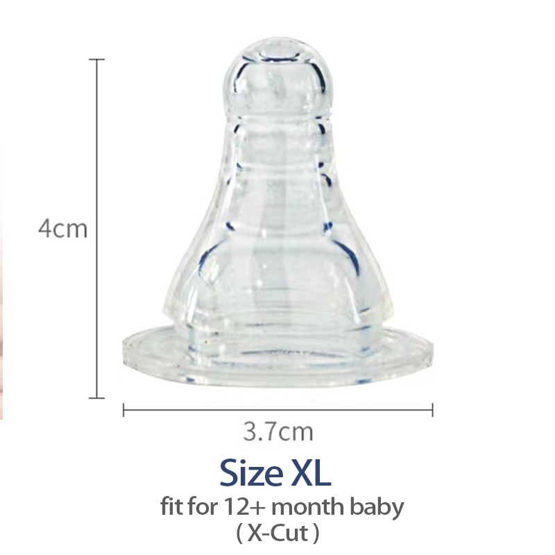 Núm Vú Giả Tiêu Chuẩn Chống Tràn Cho Bình Sữa Em Bé