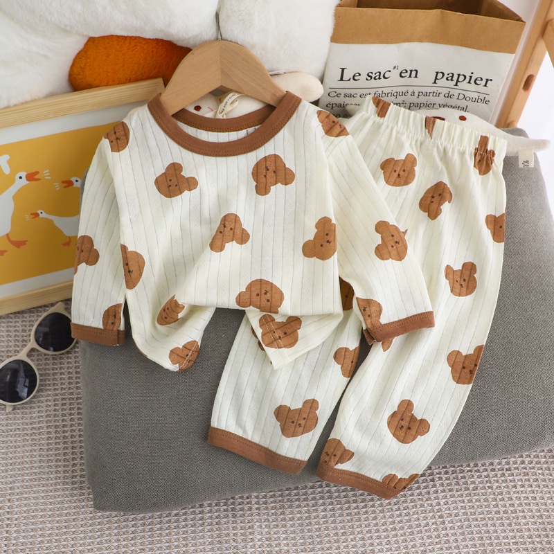 Bộ Đồ Ngủ Pijama 2 Món Bằng cotton Cho Bé