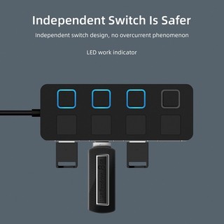 4 Ports Multi USB Hub USB2.0 Port USB Splitter for PC Computer Accessories