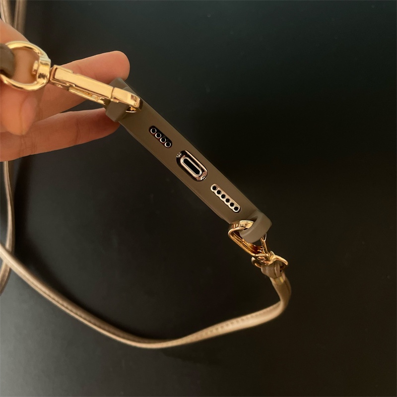 Ốp Điện Thoại Có Ngăn Đựng Thẻ Và Dây Đeo Cho iPhone13 11 12Pro Xsmax X / XS 7 / 8plus XR SE2 14Pro