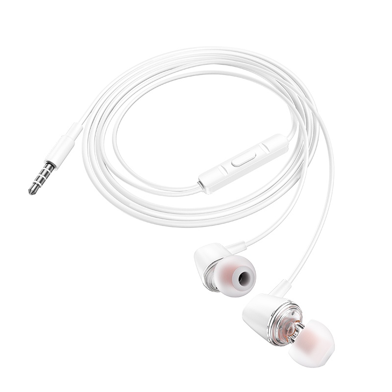 Tai nghe nhét tai HOCO. M107 có dây 3.5mm / Mic điều chỉnh âm lượng thích hợp cho Xiaomi MP3/MP4 iPhone 6/6plus 2023