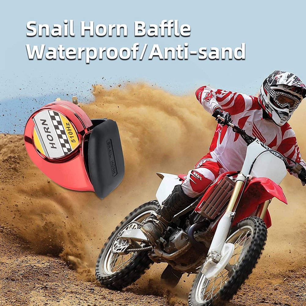 Còi Hơi Điện Tử 12V 130DB Chống Nước Thông Dụng Cho Xe Hơi / Xe Máy / Xe Tải / Tàu Thuyền