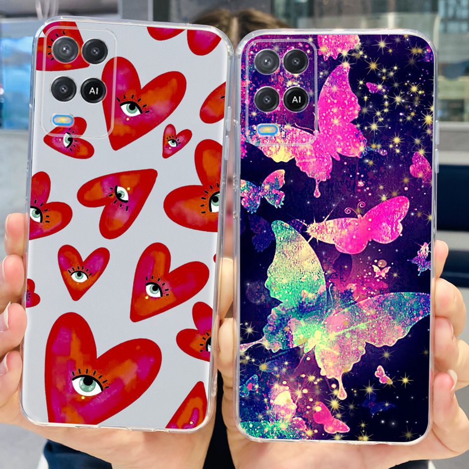 Ốp Điện Thoại Silicon Mềm Chống Sốc In Hình Phi Hành Gia Cho Oppo A54 4G CPH2239 OPPOA54 A 54 6.51 inch