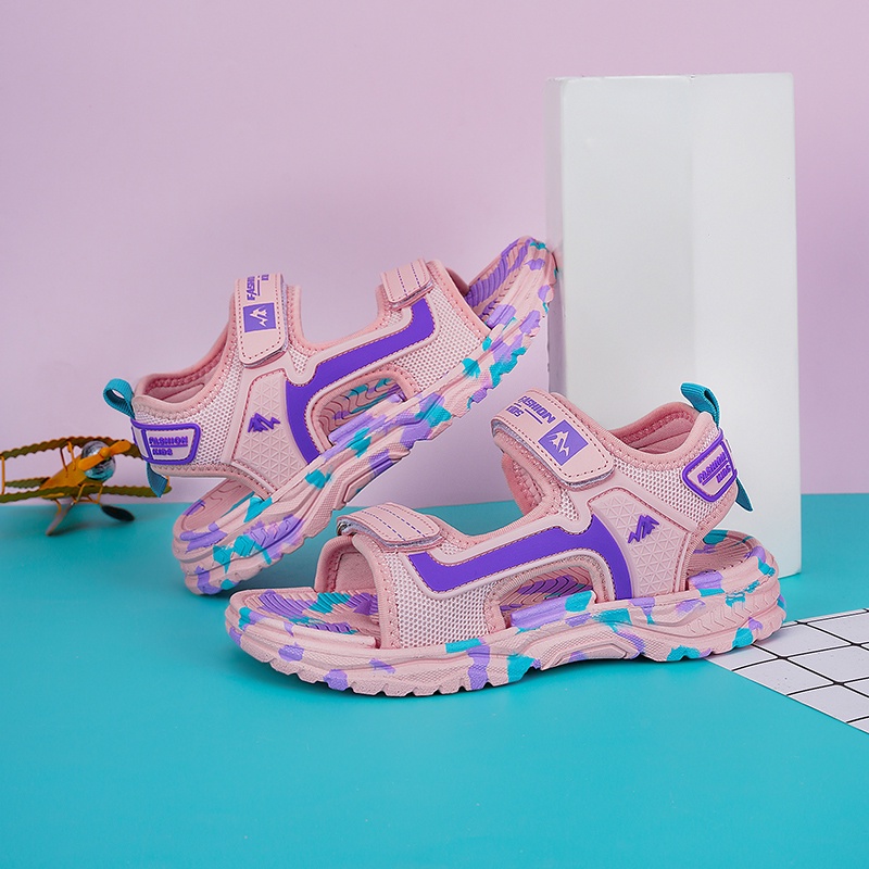 Xăng đan Đi Biển Chống Trượt Thời Trang Mùa Hè Hàn Quốc Cho Bé Trai Và Gái