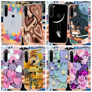 Ốp Điện Thoại TPU Mềm Trong Suốt Hình Tranh Vẽ Cho Xiaomi Redmi Note 8 Redmi Note 8 2021 Casing Note8