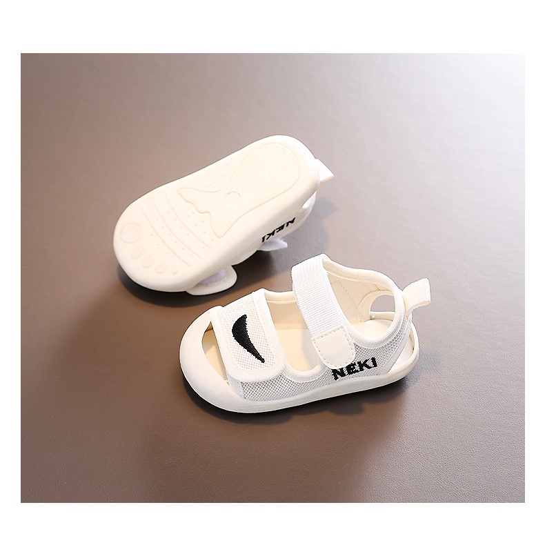 Mẫu 2023_Sandal tập đi NEKI cho bé trai bé gái đế mềm, êm chân