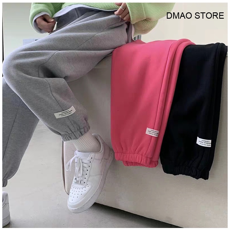 Quần Jogger Lưng Cao Dáng Rộng Phong Cách Hip Hop Hàn Quốc Thời Trang 2023 Cho Nam Và Nữ