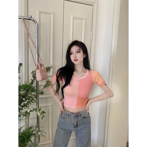 Áo Thun Dệt Kim Thời Trang Hàn Quốc