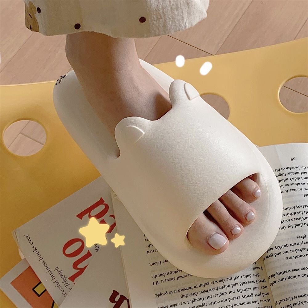 Dép mèo dễ thương với đế dày dép bánh mì