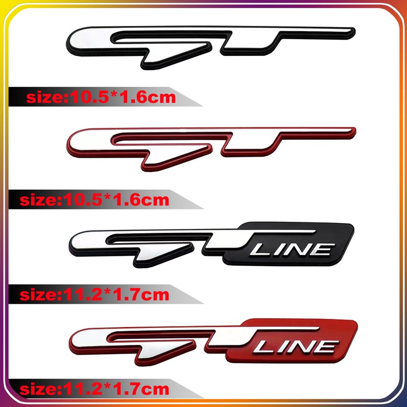 Logo Dán Trang Trí Đuôi Xe Hơi Kia Forte Cerato RIO K3 K4 K5 KX5 Hyundai Elantra