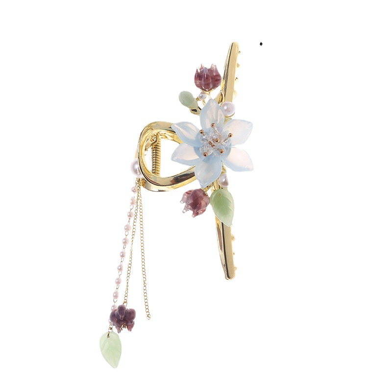 Lily- Kẹp Tóc Tua Rua Cỡ Lớn Dòng Sen Han Cho Nữ