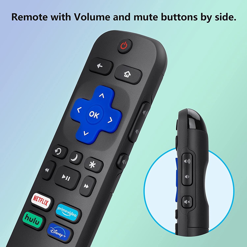 DISNEY Điều Khiển Từ Xa Thay Thế Cho TV TCL Roku / for Hisense Roku / Sharp Roku TV ,TV