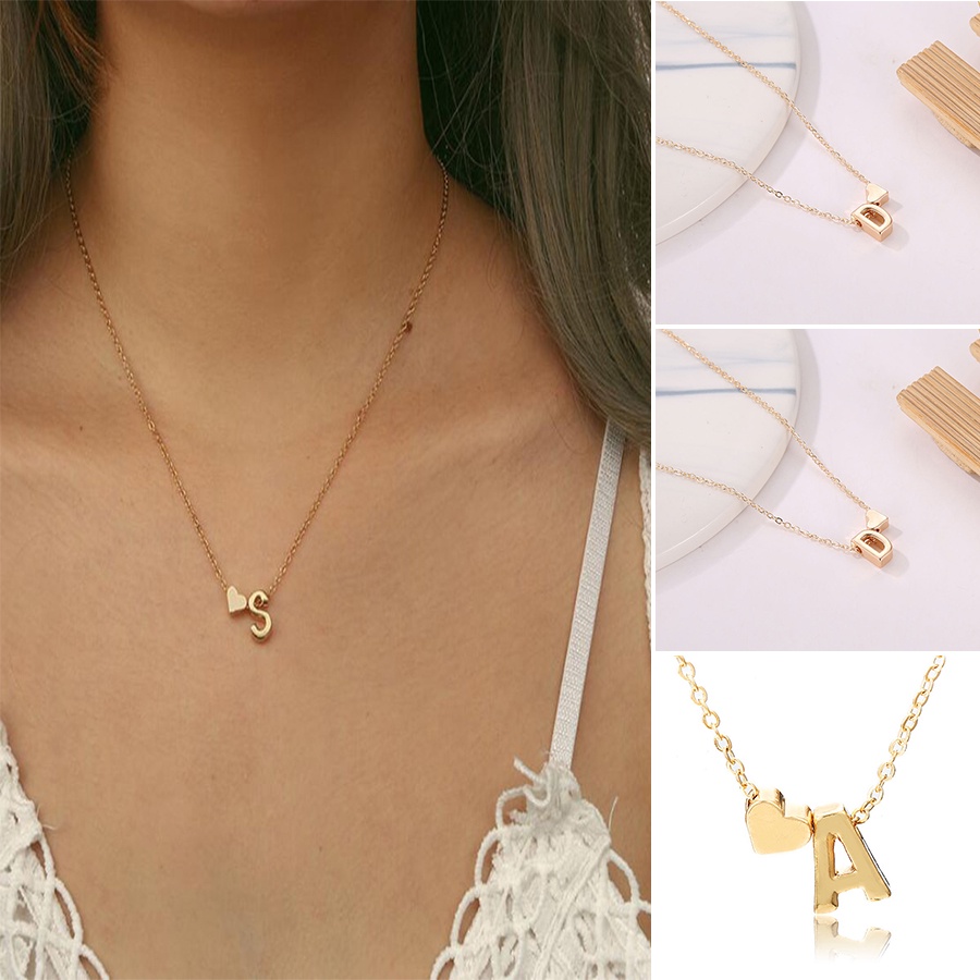 Vòng cổ Mặt 26 Chữ Cái A-Z Thời Trang Cho Nữ