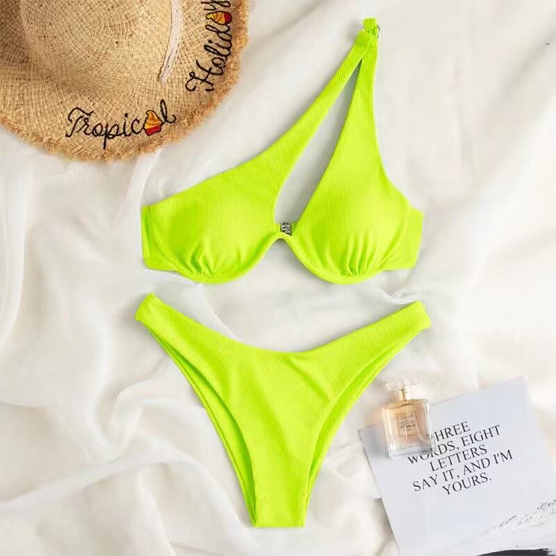 Bikini Một Mảnh Khoét Vai Gợi Cảm Cho Nữ
