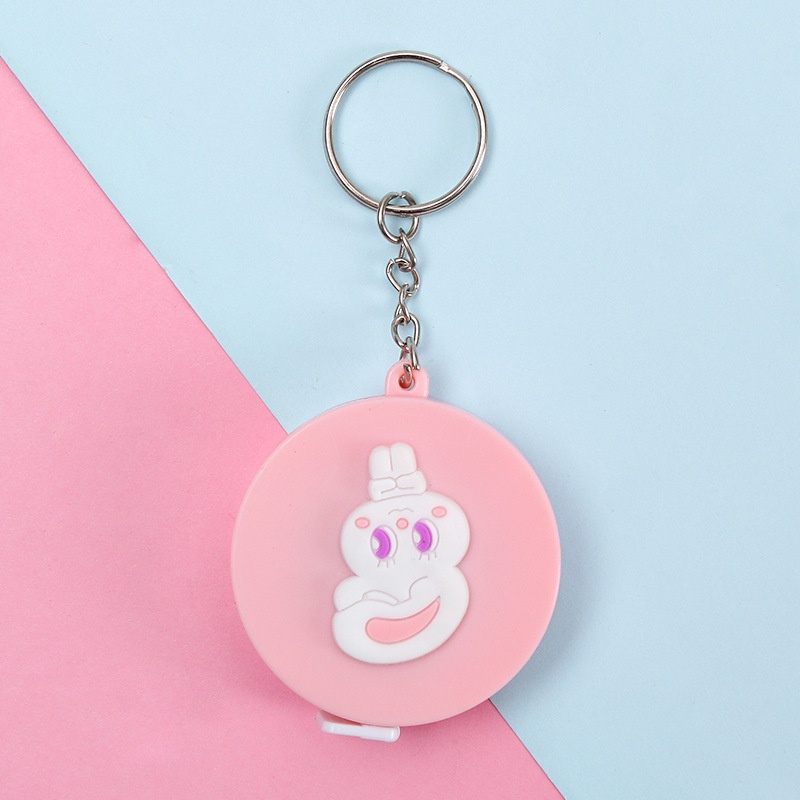 Thước dây cuộn đa năng 150 cm khắc hai mặt có thể thu gọn tiện lợi thiết kế hoạt hình dễ thương MiniCat DAY671