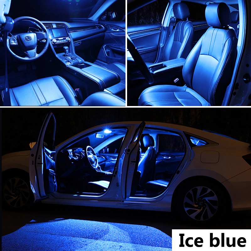 Bộ 8 Đèn LED Chiếu Biển Số Xe Cho Honda City 2014 2015 2016 2017 2018 2019 2020 2021 2022 2023
