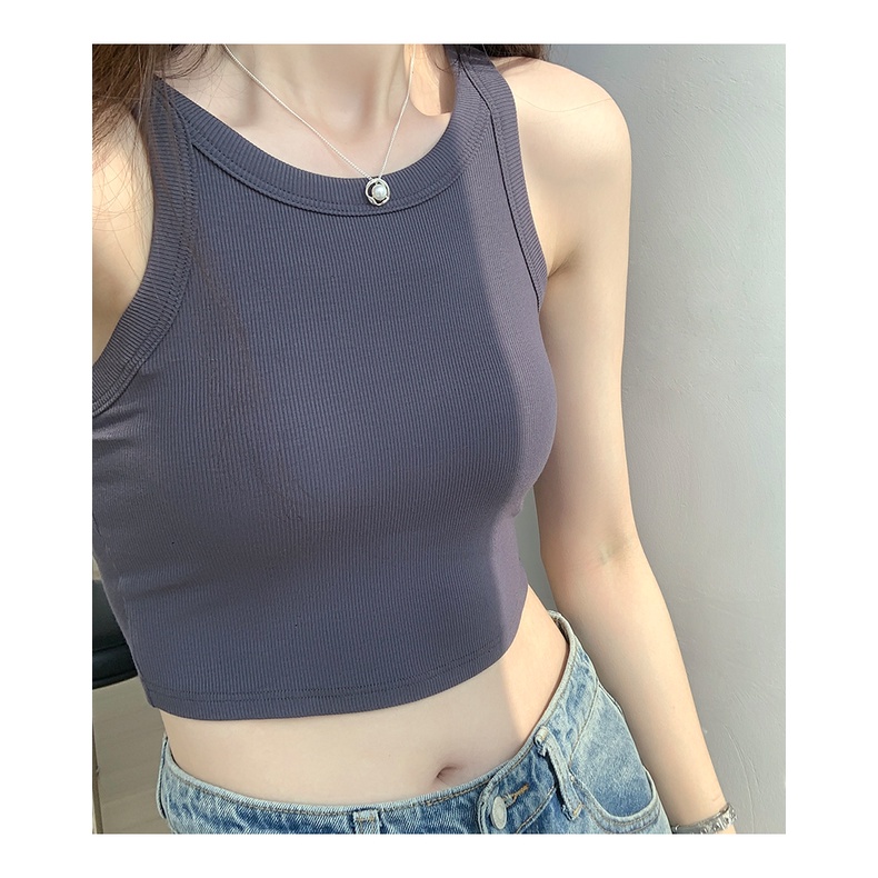 Áo Hai Dây Có Mút Đệm Ngực Thoải Mái Thời Trang Cho Bạn Gái 61033