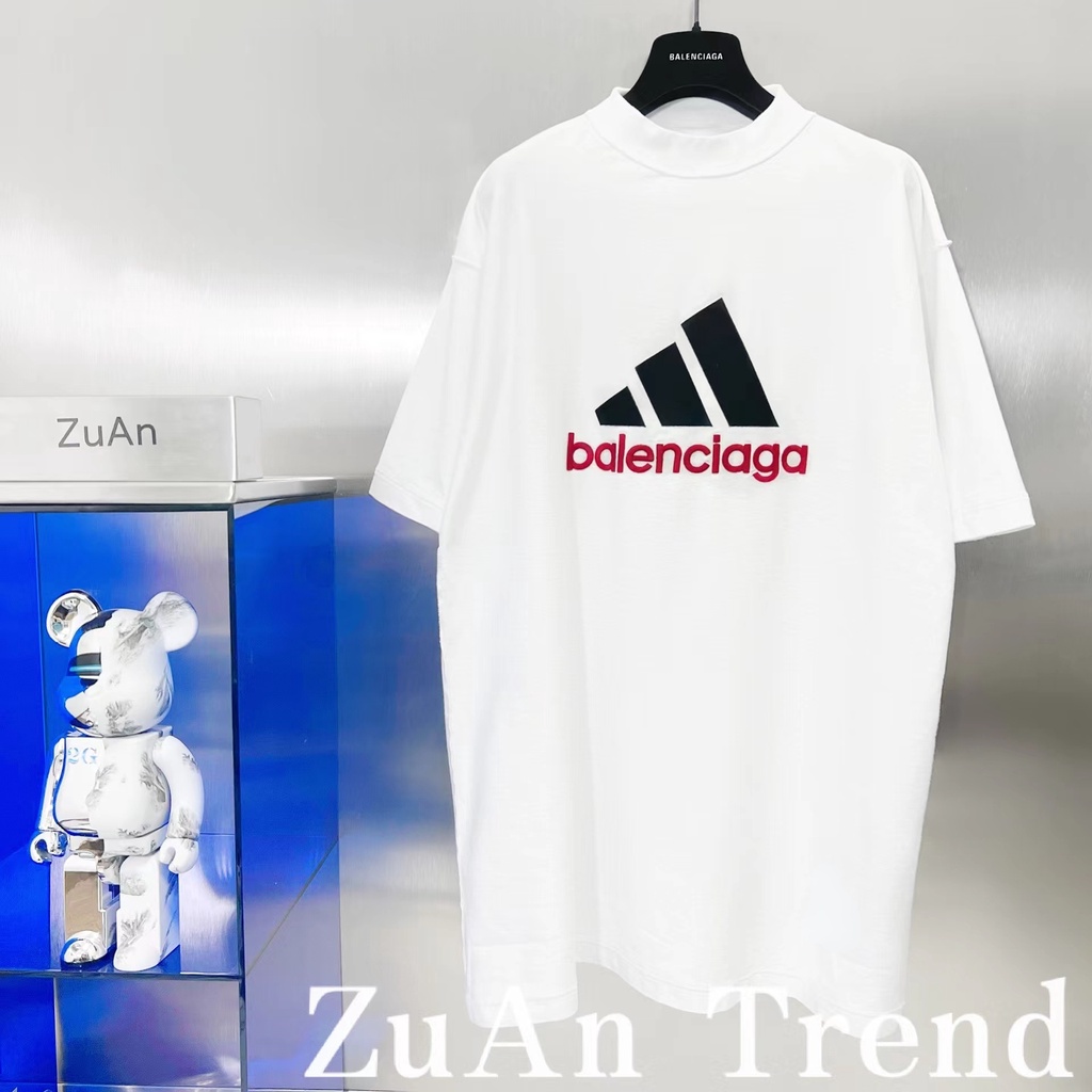 Áo Thun Tay Ngắn In Logo Balenciaga 23SS 23SS Thiết Kế Thoải Mái Cá Tính