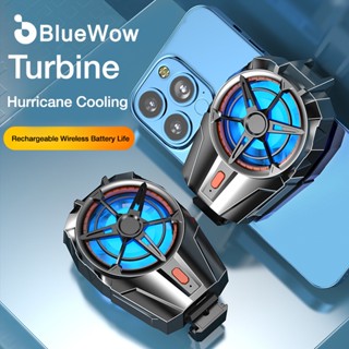  Quạt tản nhiệt BlueWow bluewing làm mát điện thoại 3 tốc độ có thể điều chỉnh màu sáng mini chuyên nghiệp 