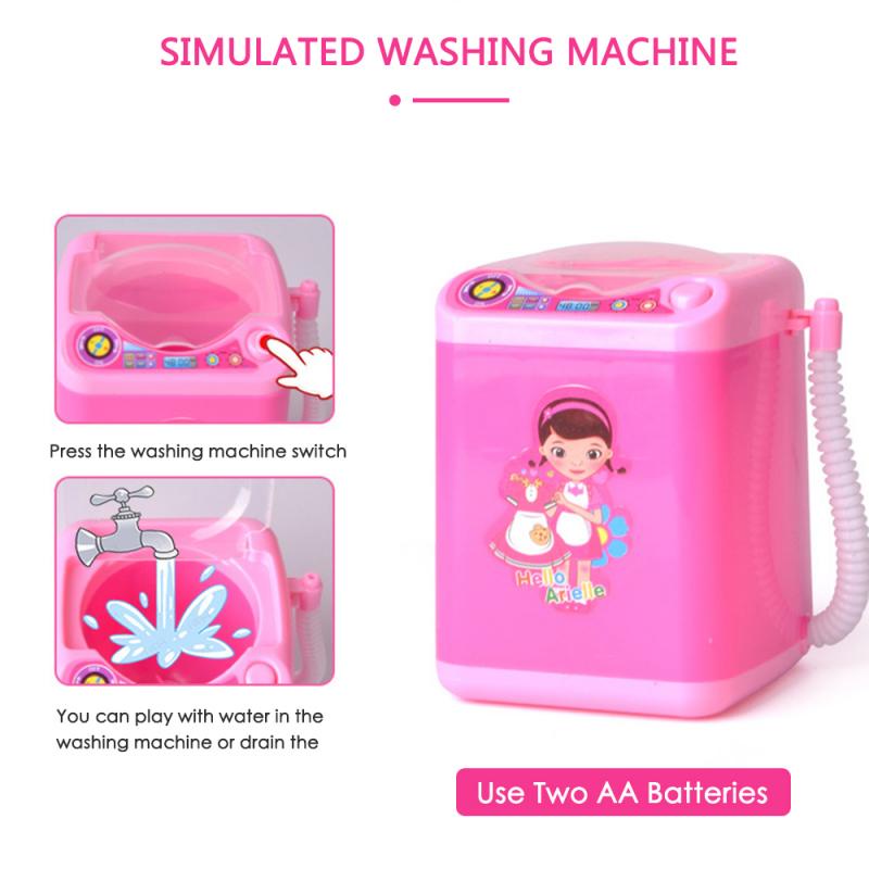 Bộ Đồ Chơi Mô Hình Máy Giặt / Cọ Trang Điểm Mini Cho Bé