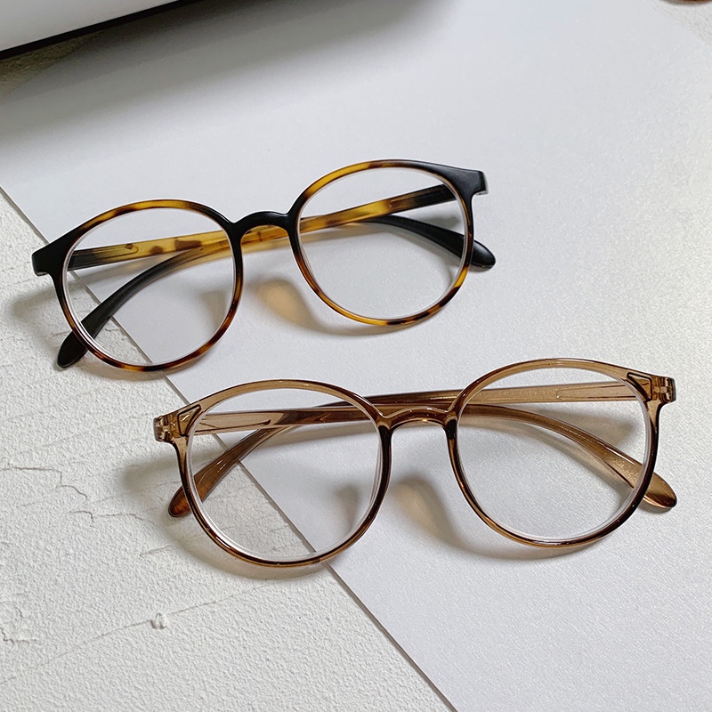 Mắt kính cận thị kính cận có độ sẵn 1.0 -4.50 độ kính cận nam nữ Thấu kính có thể cắt được Gọng kính phẳng chống ánh sáng xanh phong cách hàn quốc dành cho học sinh 096