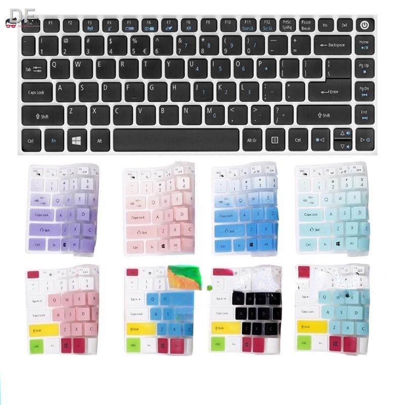 Miếng Dán Bảo Vệ Bàn Phím Bằng Silicon 14 inch Cho Acer Aspire A314-32 Aspire E14 E1 E5 ES 14 Acer Aspire E5-473G ES1