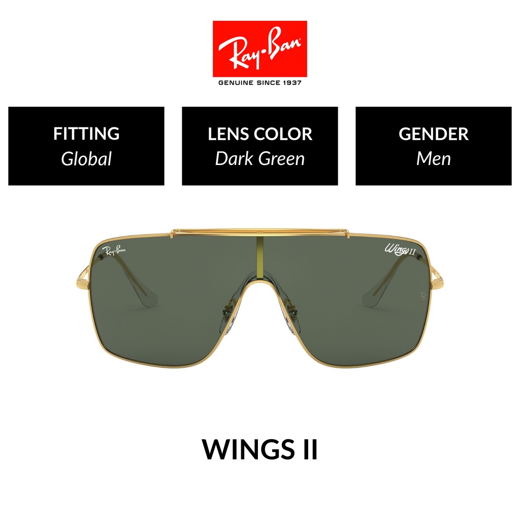 Mắt Kính RAY-BAN WINGS II - RB3697 905071 - Kính mát