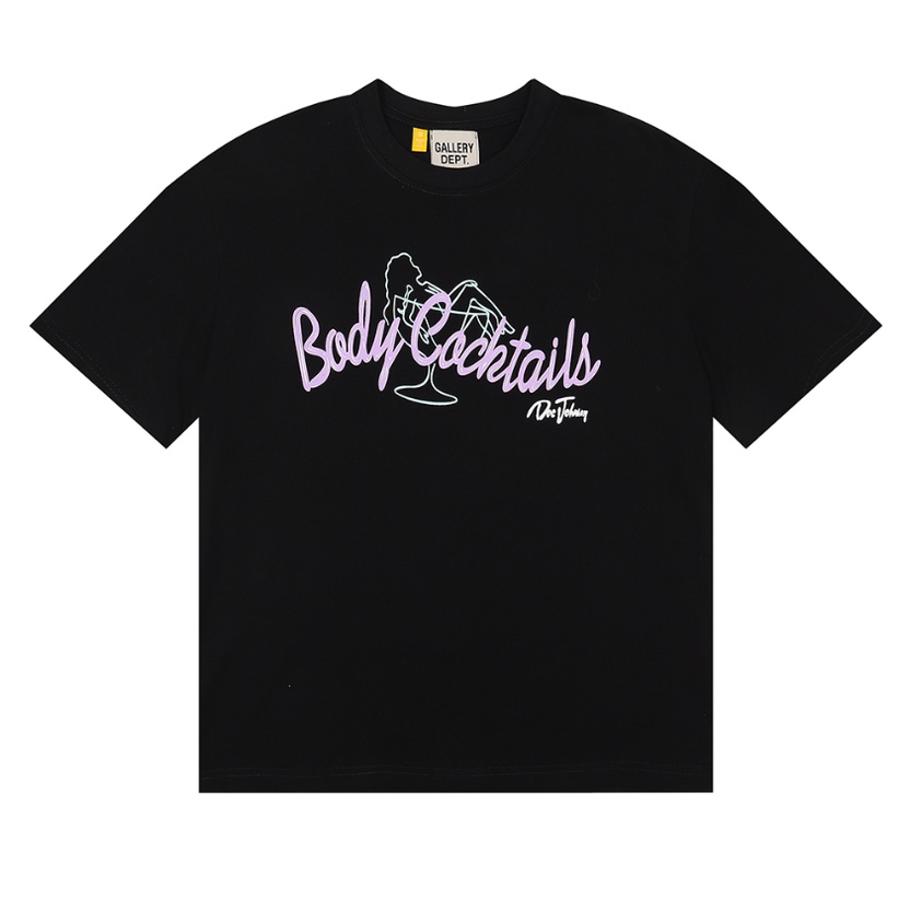 Áo Thun Cotton Trơn Tay Ngắn In Hình GALLERY DEPT Beauty Cocktail Đường Phố Đẹp Hợp Thời Trang Cho Nam Và Nữ